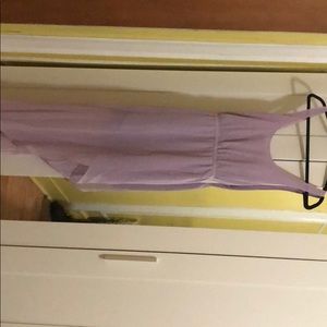 Purple Asymmetrical Dress